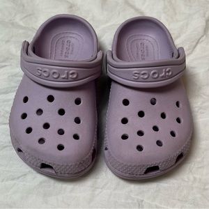 Lavender Toddler Crocs